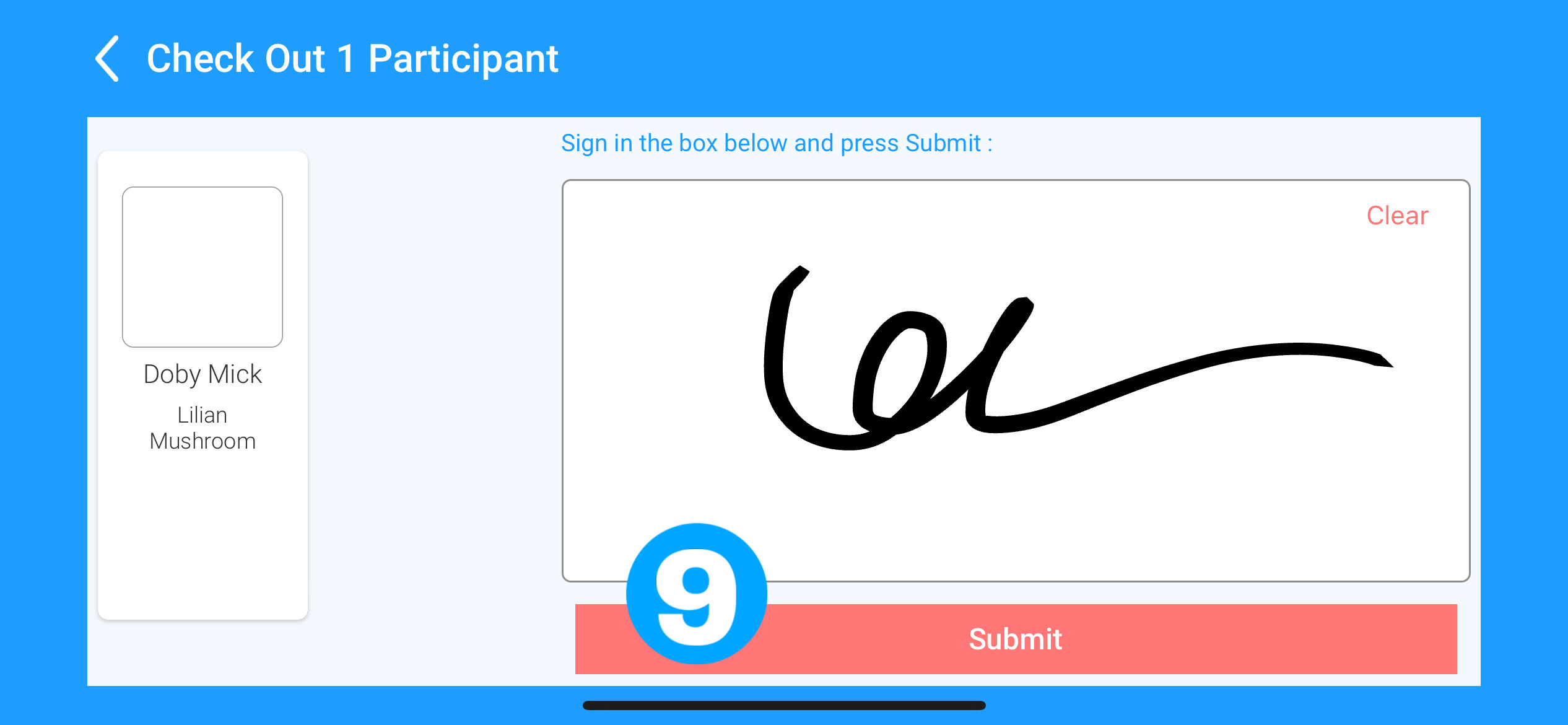 PLAYERSPACE Child Care Check In & Out Via Mobile App