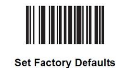 DAXKO OPERATIONS: Barcode Scanner Factory Reset Scans and